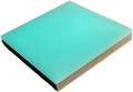 Turquoise glow ceramic tile for illuminated outdoor pathways