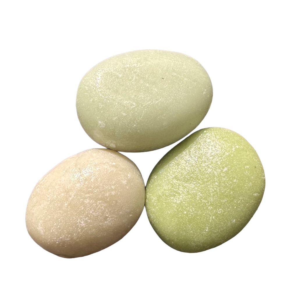 Natural pebble-style decorative garden stones